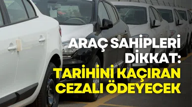 Araç sahipleri dikkat: MTV ödemelerinde son tarih yaklaşıyor!