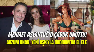 Arzum Onan’ın yeni aşkı: Orkan Özkan ile Bodrum’da el ele yakalandılar