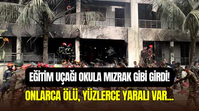 Bangladeş’te askeri uçak okula çarptı: 19 can kaybı, 164 yaralı
