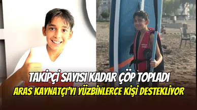Çevre için çöp topladı: Aras Kayratçı’nın takipçi sayısı 500 bine dayandı