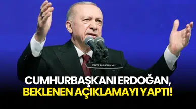 Cumhurbaşkanı Erdoğan, Merakla Beklenen Açıklamayı Yaptı!