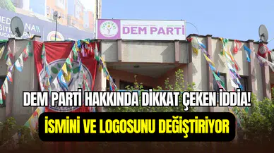 DEM Parti ile ilgili kulis iddiası: İsmi ve logosu değişiyor