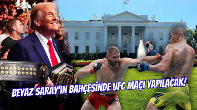 Donald Trump'tan "Yok Artık!" Dedirten Proje: Beyaz Saray'ın Bahçesinde UFC Maçı Yapılacak!