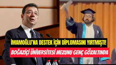 Ekrem İmamoğlu’na destek için diplomasını yırtmıştı: Boğaziçi Üniversitesi öğrencisi Doruk Dörücü gözaltına alındı