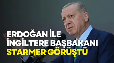 Cumhurbaşkanı Erdoğan ile İngiltere Başbakanı Starmer telefonda görüştü