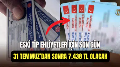 Eski tip ehliyetlerin yenilenmesi için bugün son gün