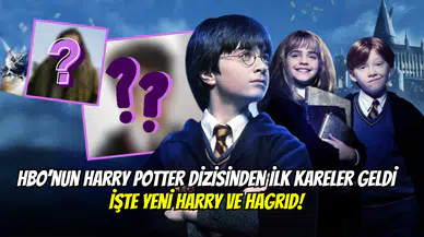 HBO’nun Harry Potter Dizisinden İlk Kareler Geldi: Yeni Harry ve Hagrid!