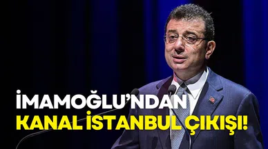 İmamoğlu’ndan Kanal İstanbul çıkışı: Rant uğruna İstanbul feda ediliyor