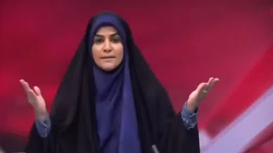 İsrail’in vurduğu Cam Bina’da spiker yayını terk etmedi: İran'ın sembolü oldu