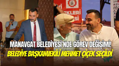 Manavgat’ta belediye başkanvekili seçildi: Niyazi Nefi Kara yerine Mehmet Çiçek başa geçti