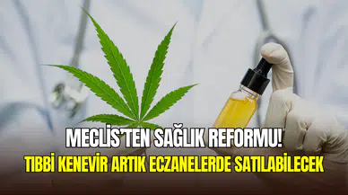 Meclis’te kabul edildi: Tıbbi kenevir ve ilaç takip sistemi yasalaştı