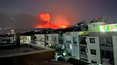 Ödemiş yangın son durum: Ödemiş’te evler yanıyor!