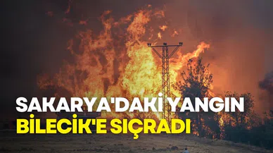 Sakarya ve Bilecik’teki yangınlar sürüyor: Köyler tahliye edildi, duman Eskişehir’e ulaştı