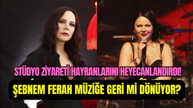 Şebnem Ferah hayranlarını heyecanlandırdı: Stüdyodan ilk sinyal geldi