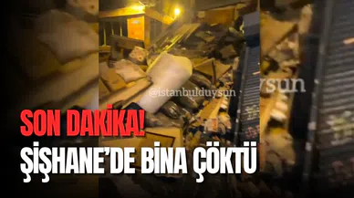 Son Dakika! Şişhane’de bina çöktü! Kaç ölü ve yaralı var?