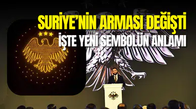 Suriye’nin yeni arması belli oldu: 3 yıldızlı kartal