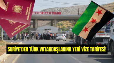 Suriye’den yeni karar: Türk vatandaşları artık vize ücreti ödeyecek
