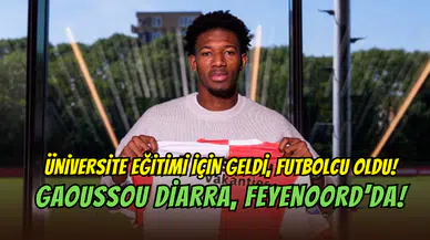 Üniversite okumak için geldi, futbolcu oldu: Gaoussou Diarra, Feyenoord’da