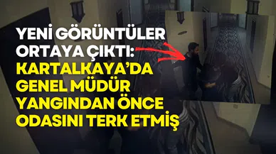 Yeni Görüntüler Ortaya Çıktı: Kartalkaya'da Genel Müdür, Yangından Önce Odasını Terk Etmiş