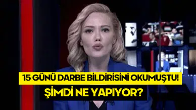 Zorla Darbe Bildirisi Okutulan TRT Spikeri Tijen Karaş'ın Yeni Mesleği!