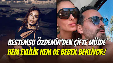 Bestemsu Özdemir’den çifte müjde: Karnında bebekle evleniyor