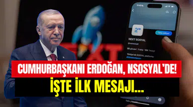 Cumhurbaşkanı Erdoğan NSosyal’den ilk paylaşımını yaptı
