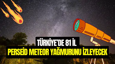 Saatte 100 meteorun düşeceği Perseid meteor yağmuru başlıyor