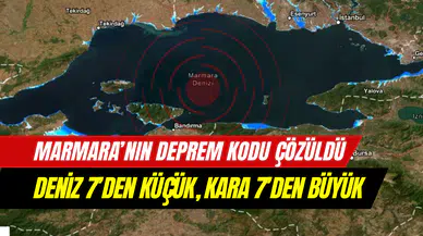 Marmara Denizi’nde deprem gizemi: Deniz küçük, kara büyük deprem üretecek