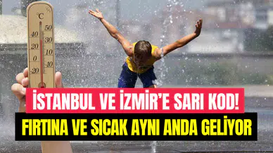 Meteoroloji’den İstanbul ve İzmir dahil 11 ile sarı kodlu uyarı