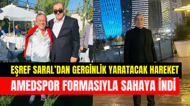 Suç örgütü lideri Eşref Saral, Trabzonspor’un maçında sahaya Amedspor formasıyla girdi