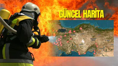 Orman yangınları güncel harita | Nerede yangın var? 12 Ağustos