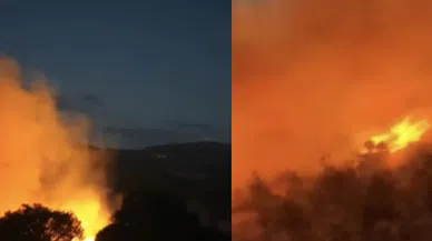 Balıkesir yangın Son Dakika!