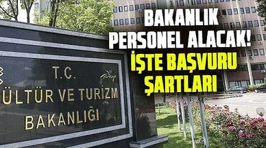 Kültür ve Turizm Bakanlığı 795 sözleşmeli personel alımı (2025)
