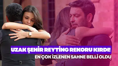 Uzak Şehir Reyting Rekoru Kırdı! En Çok İzlenen Sahne Belli Oldu