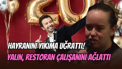 Çimen Şov’da bomba iddia: Şarkıcı Yalın, restoran çalışanını ağlattı