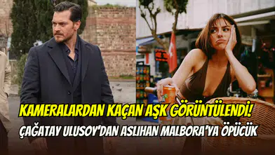 Gizemli aşk Eşref Rüya setinde ortaya çıktı: Çağatay Ulusoy’dan Aslıhan Malbora’ya hoş geldin öpücüğü