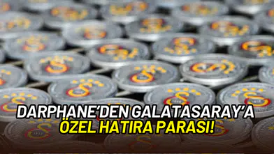 Galatasaray, 25. şampiyonluğunu satışa sunuyor: Darphane’den 5 bin adet hatıra parası