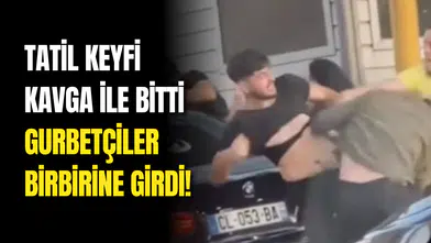 Gurbetçiler Sınır Kapısında Birbirine Girdi! O Anlar Kamerada!