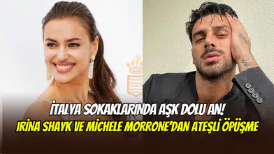Irina Shayk ile Michele Morrone’den reklam filminde ateşli öpüşme