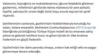 Bakan Çiftçi'den Gazilere Anlamlı Ziyaret: Vefa Borcumuzu Asla Ödeyemeyiz
