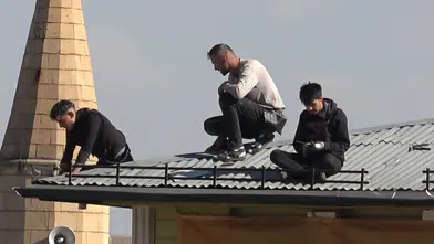 Sivas'ta yürekleri ağza getiren görüntüler: Ölümle burun buruna çalıştılar