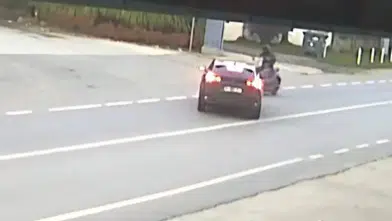 Sapanca'da saniyelerle ölçülen kaza anı güvenlik kamerasında