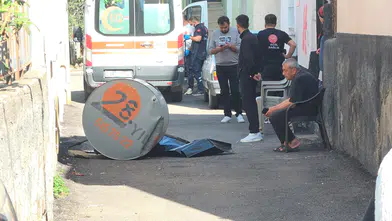 Kozan'da rutin tamirat işi felaketle bitti: Su deposuyla yere çakıldı