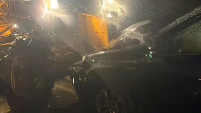 Akyazı'da sel felaketine müdahale yolunda kaza: 4 yaralı
