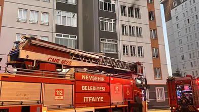 Nevşehir'de TOKİ konutlarında korku dolu anlar: Alevler 4'üncü katı sardı