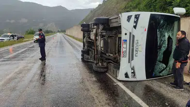Tokat yolunda cenaze dönüşü kaza 4 kişi yaralandı