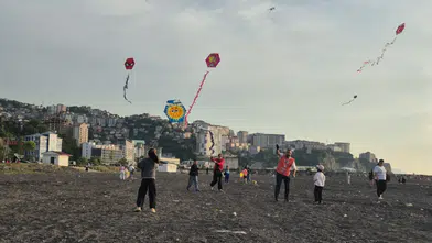 Zonguldak sahiline umut uçurtmalarıyla mesaj gönderdiler