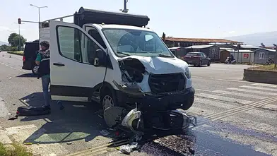 Nazilli’de motosiklet kazası İki kardeş ağır yaralandı