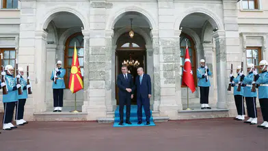 Erdoğan ve Mickoski Dolmabahçe’de bir araya geldi