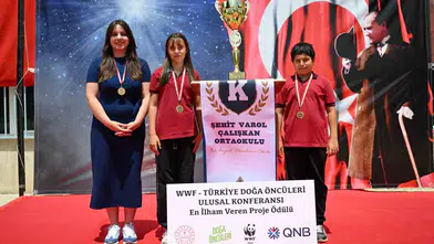 Kırklarelili öğrenciler karıncalar için hazırladıkları projeyle ödül kazandı